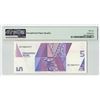 Image 2 : Aruba 5 Florin 1990 Pick 6 PMG Gem Uncirculated 66 EPQ