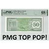 Image 1 : Aruba 50 Florin 1986 Pick 4 PMG Superb Gem UNC 68 EPQ TOP POP