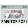 Image 1 : Aruba 500 Florin 1993 Pick 15 PMG Gem Uncirculated 66 EPQ TOP POP