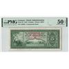 Image 1 : Curacao 5 Gulden 1943 Pick 25 PMG About Uncirculated 50 EPQ