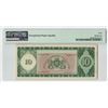 Image 2 : Curacao 10 Gulden 1954 JEZ Pick 39 PMG Extremely Fine 40 EPQ