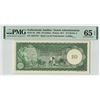 Image 1 : Netherlands Antilles 10 Gulden 1962 Pick 2b PMG Gem Uncirculated 65 EPQ