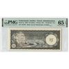 Image 1 : Netherlands Antilles 25 Gulden 1962 Pick 3a PMG Gem Uncirculated 65 EPQ