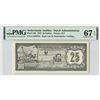 Image 1 : Netherlands Antilles 25 Gulden 1972 Pick 10b PMG Superb Gem UNC 67 EPQ