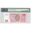 Image 2 : Netherlands Antilles 25 Gulden 1986 First Year! Pick 24a PMG Superb Gem Uncirculated 68 EPQ