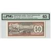 Image 1 : Netherlands Antilles 50 Gulden 1972 Pick 11b PMG Gem Uncirculated 65 EPQ