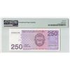 Image 2 : Netherlands Antilles 250 Gulden 1986 Pick 27a PMG Gem UNC 66 EPQ