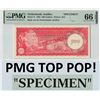 Image 1 : Netherlands Antilles 500 Gulden 1962 Specimen Pick 7s PMG Gem UNC 66 EPQ TOP POP