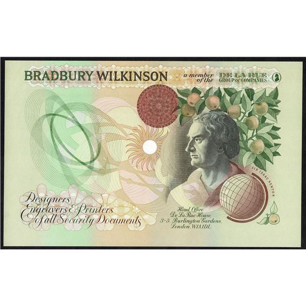 Bradbury Wilkinson Promotional Issue for IBNS 1992 Congress UNC-