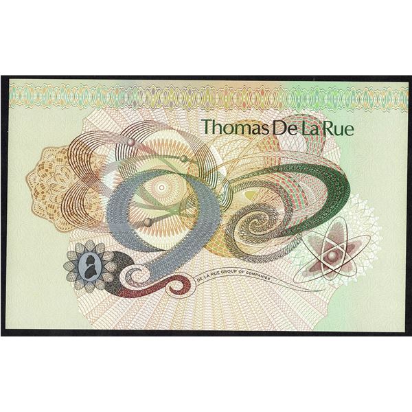 De La Rue Group of Companies Promotional Issue UNC/UNC-