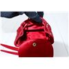 Image 5 : Gucci Red Leather Bamboo Backpack