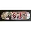 Hand painted skateboard "Street Session" by Gino Perez