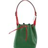 Image 1 : Louis Vuitton Red Green Epi Leather Noe PM Bucket Bag