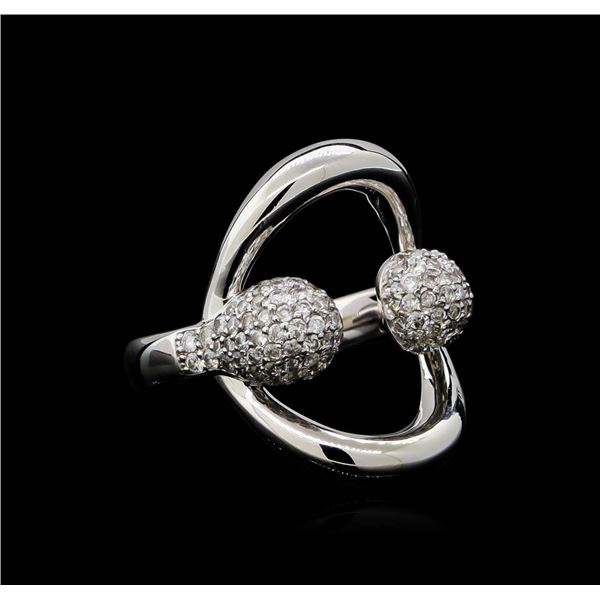 0.89 ctw Diamond Ring - 14KT White Gold