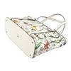 Image 2 : Gucci White Multicolor Flora Print Nice Leather Tote Bag
