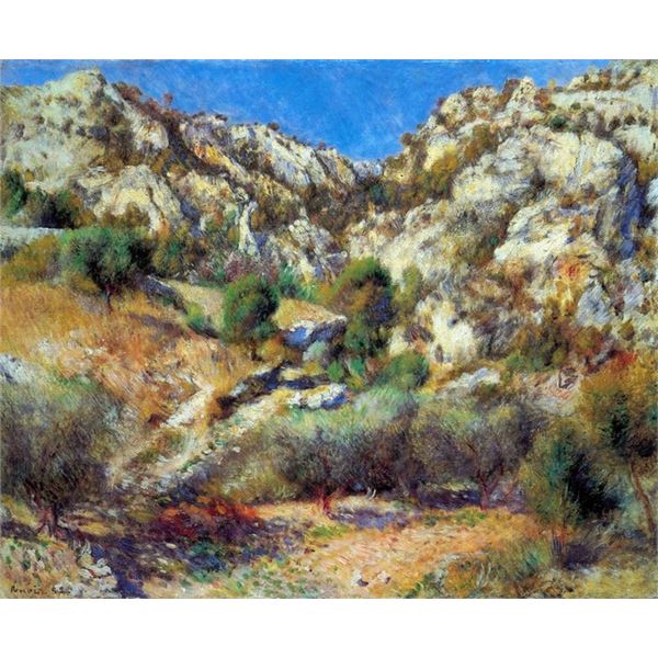 Renoir - Rocks At L'Estage