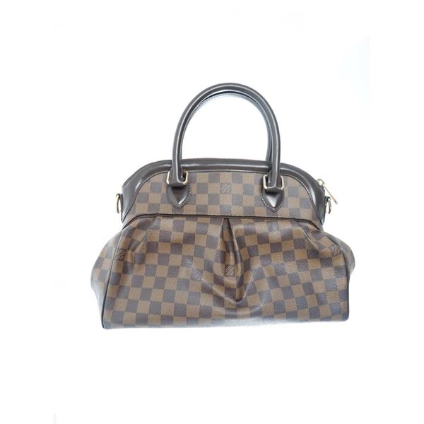 Louis Vuitton Damier Ebene Canvas Leather Trevi PM Shoulder Bag