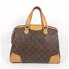 Image 1 : Louis Vuitton Brown Monogram Canvas Leather Retiro PM Satchel Bag