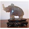 Image 2 : Chinese Crystalphine Elephant on Ornate Wooden Stand