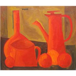 Bergland Still Life with Pots & Fruit