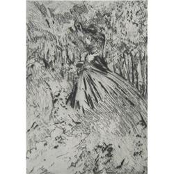 Rodé Woman in Forest Setting