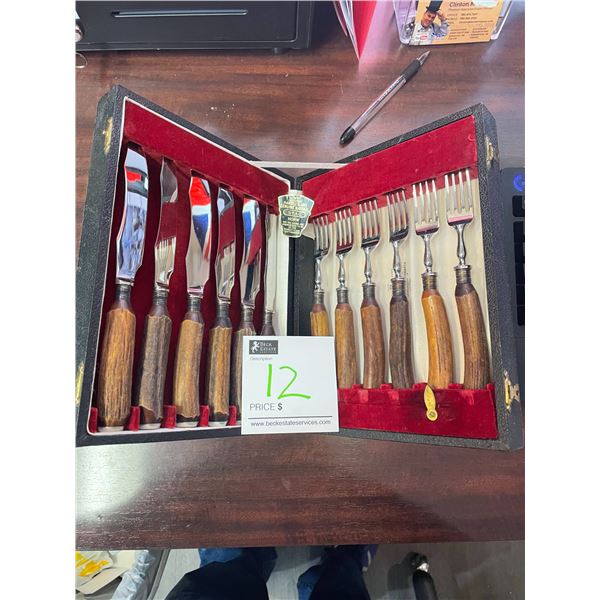 Harrison Bros & Howson Stag Horn Cutlery