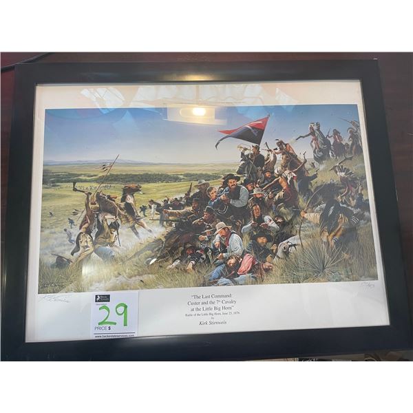 The Last Command Print Custer and the 7th Cavalry at the Little Big Horn" by Kirk Stirnweis