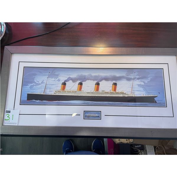 Titanic Framed Artwork Print