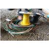 Image 4 : Assorted Ground Wire, Approximately 250ft. #6 Bare Copper Roll & Partial Cord Rolls - See Descriptio