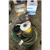 Image 5 : Assorted Ground Wire, Approximately 250ft. #6 Bare Copper Roll & Partial Cord Rolls - See Descriptio