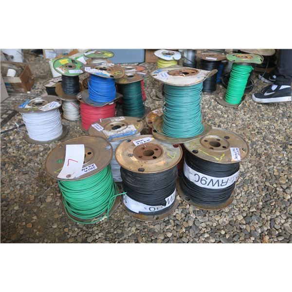 6 Rolls of #12 Commercial Wire - Over 1500ft. Total, See Description