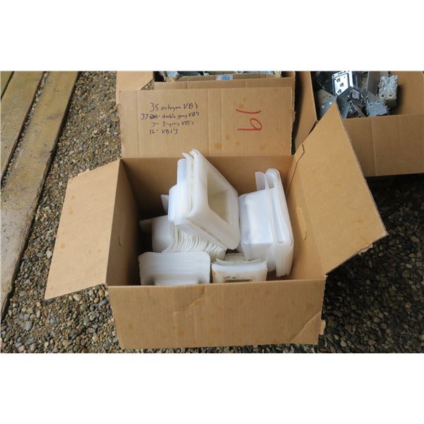 Large Lot of Electrical Box Vapor Barriers - See Description For Info