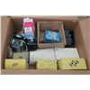 Image 1 : Lot of Misc. Electrical: Boxes, Pigtails, Bulbs, Plugs, Switches, Etc.