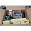 Image 7 : Lot of Misc. Electrical: Boxes, Pigtails, Bulbs, Plugs, Switches, Etc.
