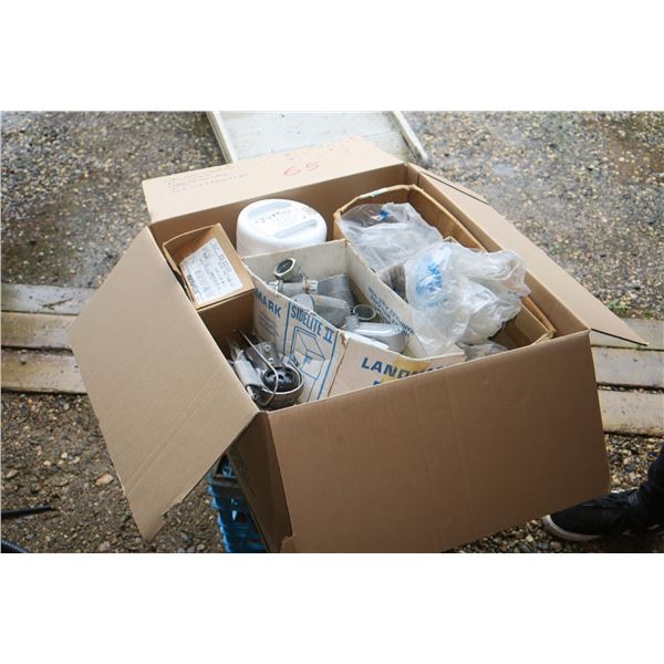 Reduce Washers/Bushings, BX Connectors, Clip Connectors, Misc. EMT Fittings, Low Voltage Rings