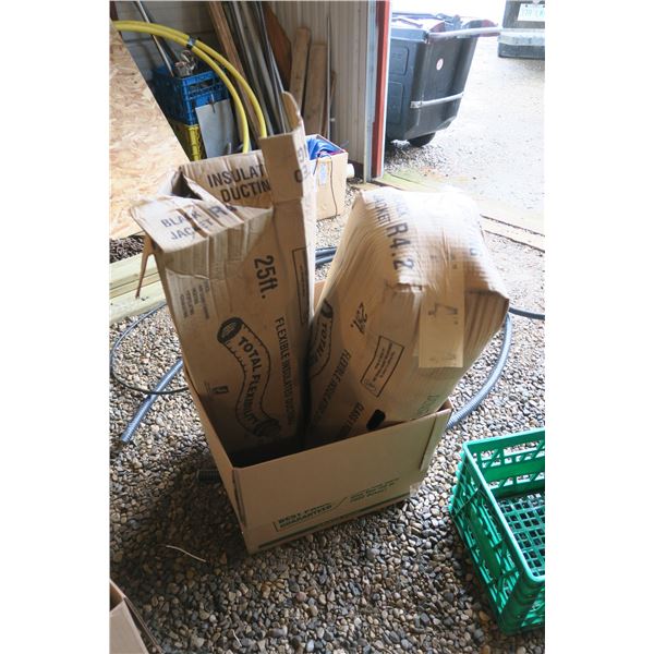 Insulated Ducting - Unopened 25ft. & Opened Partial