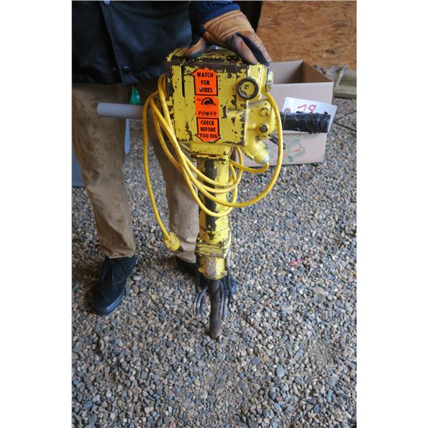 Jack Hammer for ground Rods with Attachments