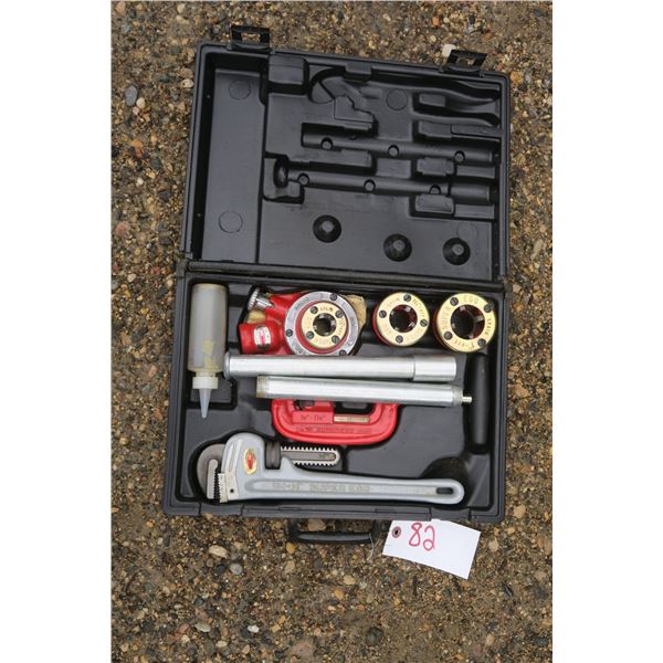 Pipe Threading Kit, 1/2", 3/4" & 1" NPT