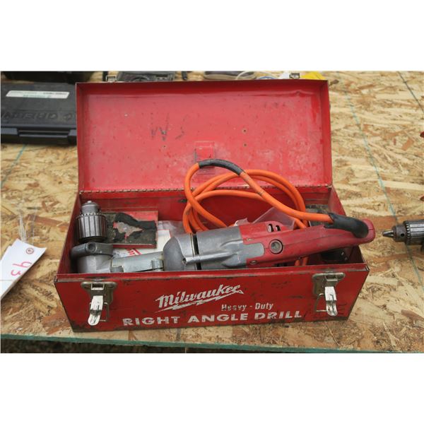 Milwaukee Right Angle Drill