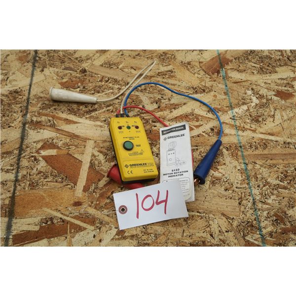 GreenLee Rotation Meter