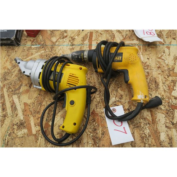 Dewalt Drywall Screw gun, Powerfist Electric Sheer