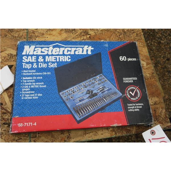 Mastercraft Tap and Die Set SAE And Metric (60 Pieces)