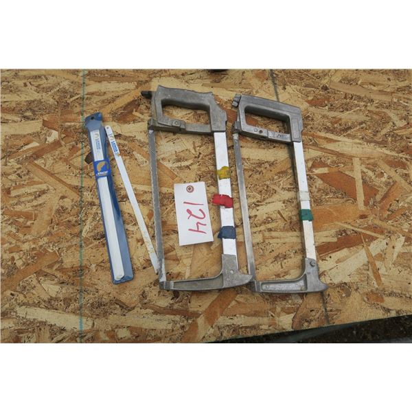 2x Hacksaw W/ Blades