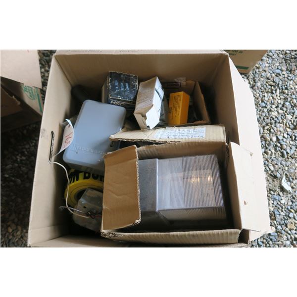 Tank Alert, Hand off Switch, Hubble Twist Lock, 20ASW, 4-Way Switches, AC Furnace Relay, (4) Photo E