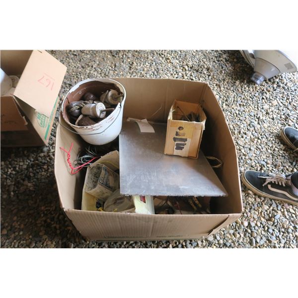 Relays, Xformersfuses, Overloads, (12) Overhead Neutral Grips, (4) 2P 15amp GE Bkr, (1) 15 amp SPGE 