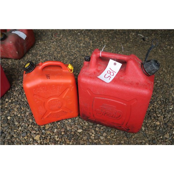 (2) gas Cans 10L + 20L