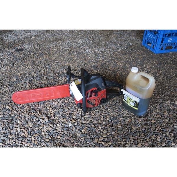 Chain Saw/ Half Jug Oil Jonsred Turbo