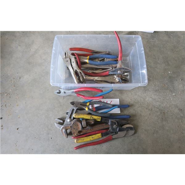 Lot of Pliers/ Vice Grips