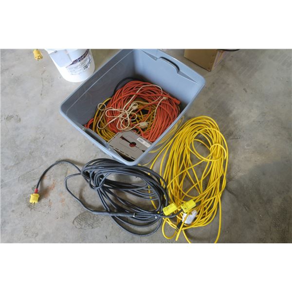 Bucket of Extension Cords Schmalz Auctions