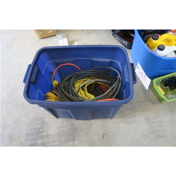Tote of Extension Cords